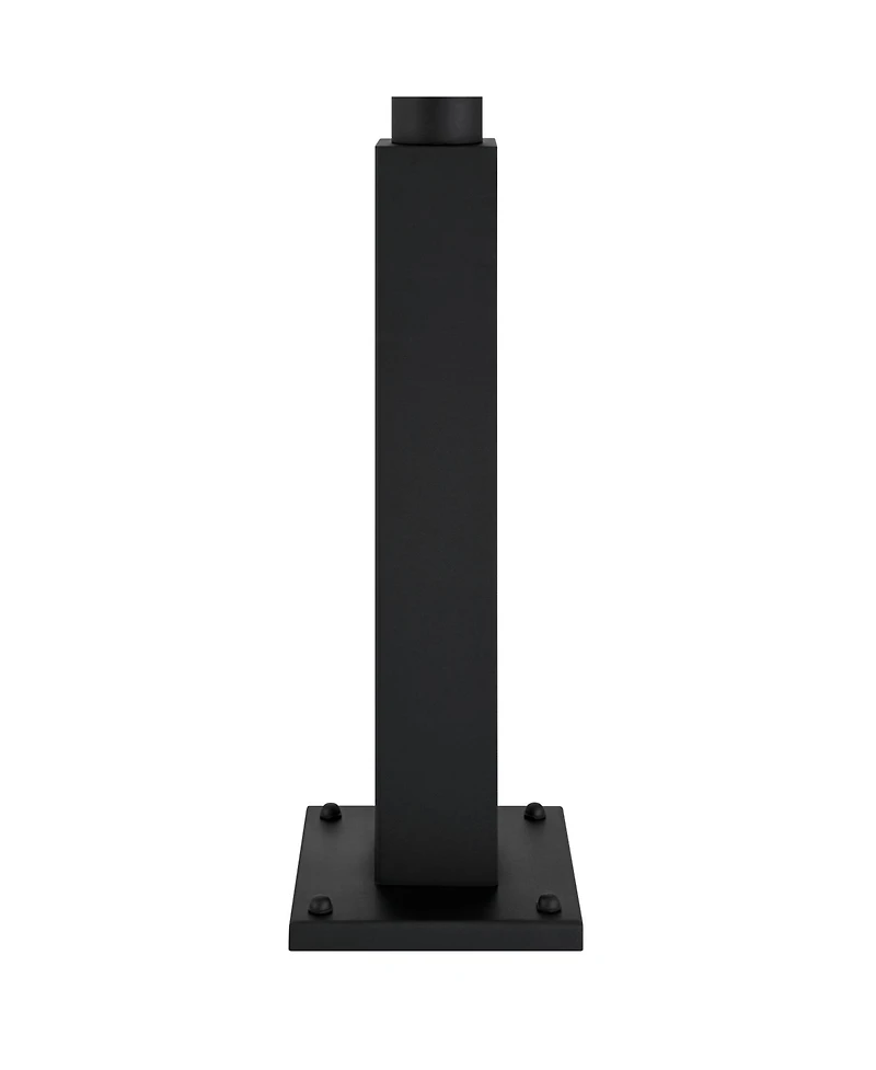 Possini Euro Design Possini Euro Atkins 99 1/4"H Die Cast Matte Black Outdoor Post Light