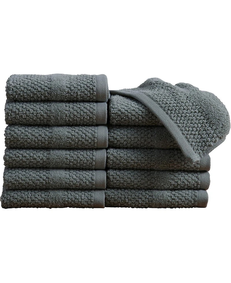 Linery and Co. 100% Cotton Quick Dry 12pk Washcloth Set