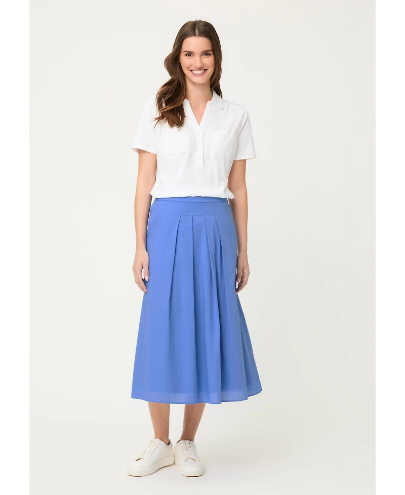 Olsen Women's Pleated Midi Skirt