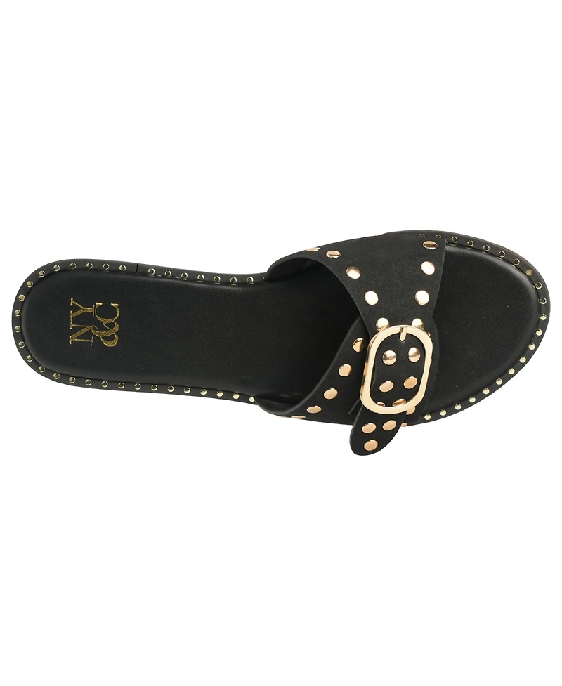 New York & Company Women's Westly Slides Sandals