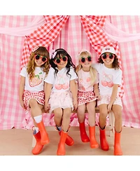 Sweet Wink Girls Cherry Sequin Patch Baseball Hat