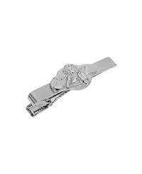 Symbols of Faith Silver-Tone Angel Tie Bar Clip