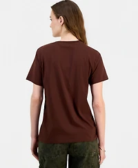 Grayson Threads, The Label Juniors' Snoopy Pastry Graphic-Print Tee