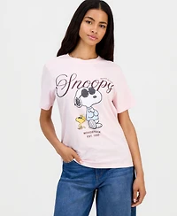 Grayson Threads, The Label Juniors' Snoopy Best Buds Graphic-Print Tee