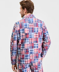 Club Room Men's Madras Shirt Jacket, Macy's Exclusive - Piece Block Plaid Yd