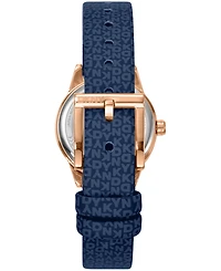 Dkny Women's Milanese Quartz Dark Blue Polyurethane Strap Watch 26mm