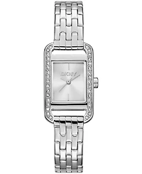 Dkny Women's Signature Shape Quartz Stainless Steel Bracelet Watch 20x33mm