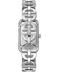 Dkny Women's Open Link Quartz Stainless Steel Bracelet Watch 21x34mm