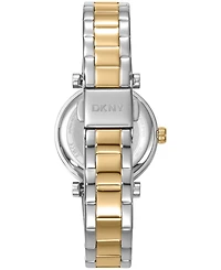 Dkny Women's Essentials Quartz Two-Tone Stainless Steel Bracelet Watch 28mm