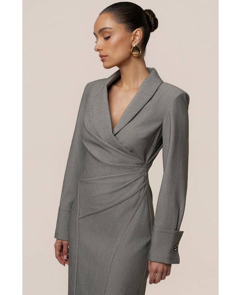 Jluxlabel Women's Manifest Blazer Midi Dress