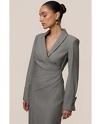 Jluxlabel Women's Manifest Blazer Midi Dress