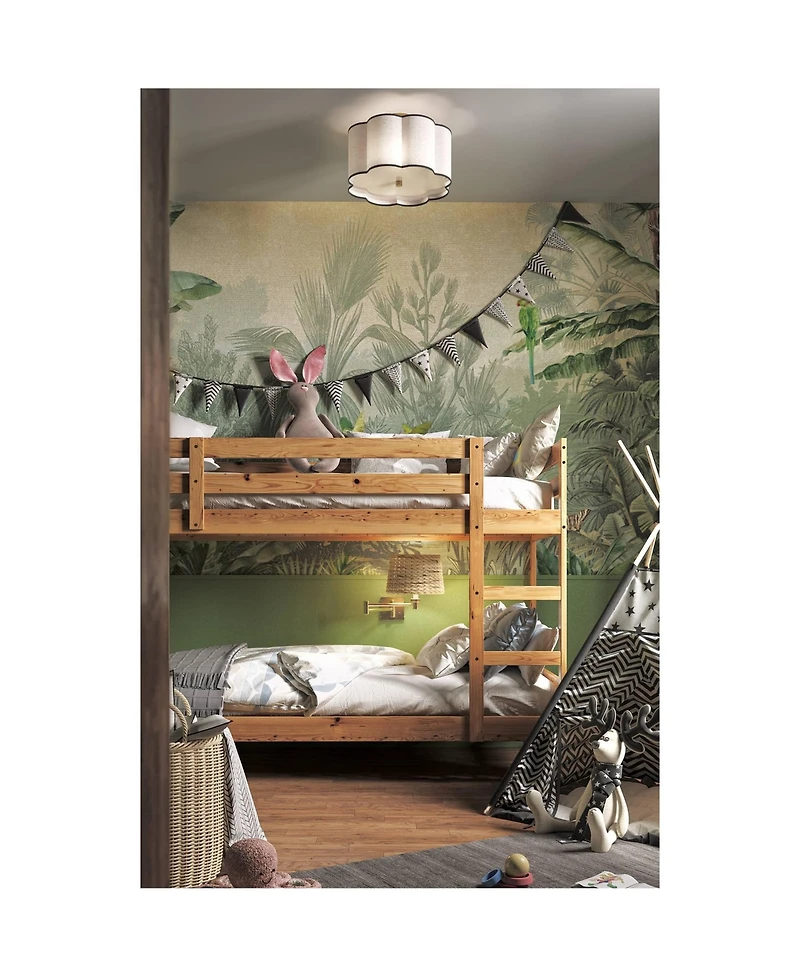 Barnes and Ivy Modern Swing Arm Wall Lamp Plug-In Light Fixture Woven Seagrass Drum Shade Bedroom Bedside Reading