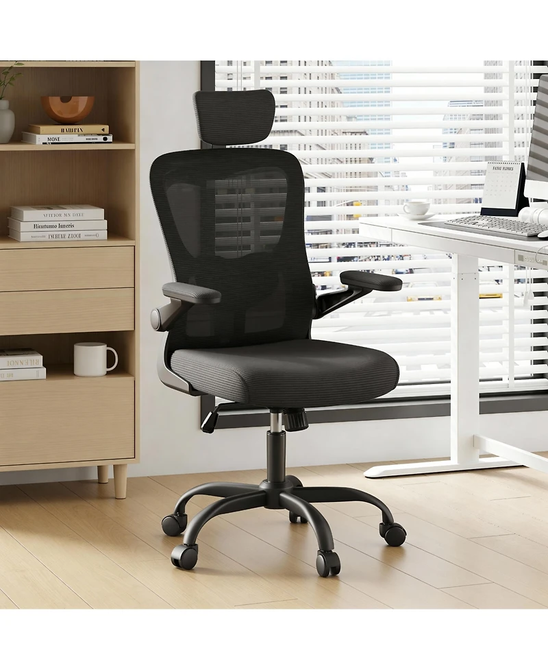 Flexispot OC1 Ergonomic Office Chair with Adjustable Headrest and 3D Arms