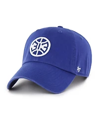 '47 Brand Men's Royal Detroit Pistons Alternate Core Logo Clean Up Adjustable Hat