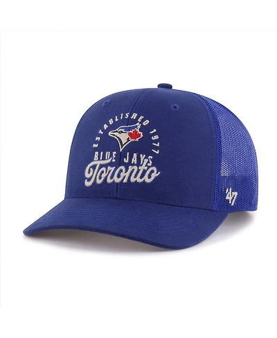 '47 Brand Men's Royal Toronto Blue Jays Pitstop Trucker Adjustable Hat