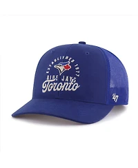 '47 Brand Men's Royal Toronto Blue Jays Pitstop Trucker Adjustable Hat