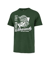 '47 Brand Men's Green Michigan State Spartans Side Arm Franklin T-Shirt