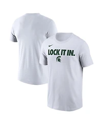 Nike Men's White Michigan State Spartans 2026 On-Court Bench T-Shirt