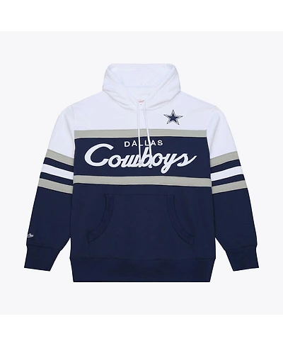 Mitchell & Ness Men's Navy Dallas Cowboys Head Coach Hoodie
