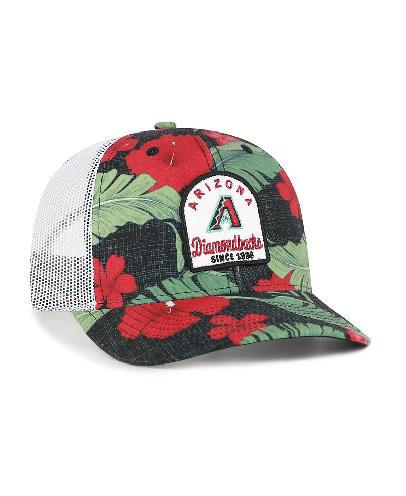 '47 Brand Men's Black Arizona Diamondbacks Tei Beachside Adjustable Trucker Hat