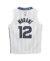 Nike Baby Boys and Girls Ja Morant White Memphis Grizzlies 2025/26 City Edition Swingman Jersey