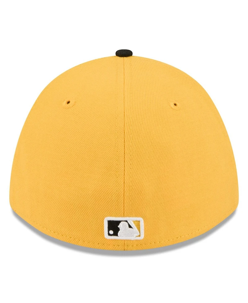 New Era Men's Gold/Black Pittsburgh Pirates 2026 Spring Training M-Crown 39THIRTY Flex Hat