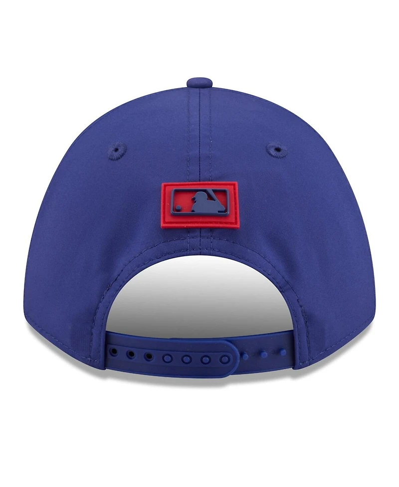 New Era Men's Royal Texas Rangers 2026 Clubhouse 9FORTY A-Frame Adjustable Hat