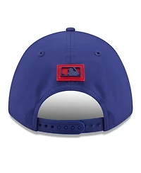 New Era Men's Royal Texas Rangers 2026 Clubhouse 9FORTY A-Frame Adjustable Hat
