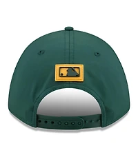 New Era Men's Green Athletics 2026 Clubhouse 9FORTY A-Frame Adjustable Hat