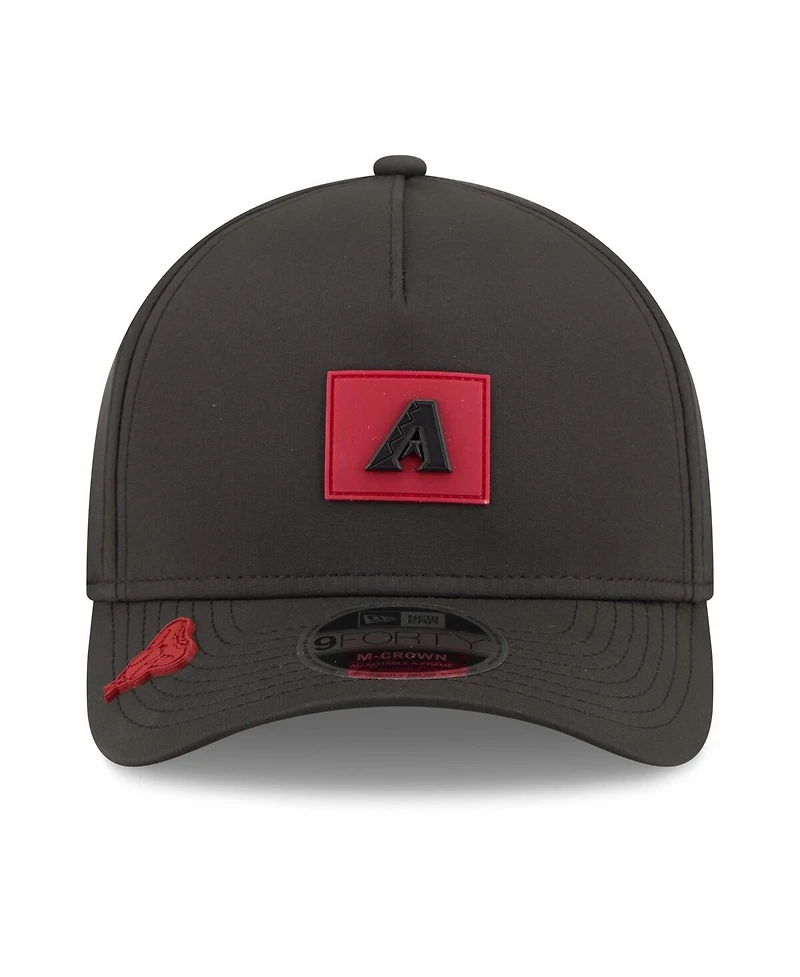 New Era Men's Black Arizona Diamondbacks 2026 Clubhouse 9FORTY A-Frame Adjustable Hat