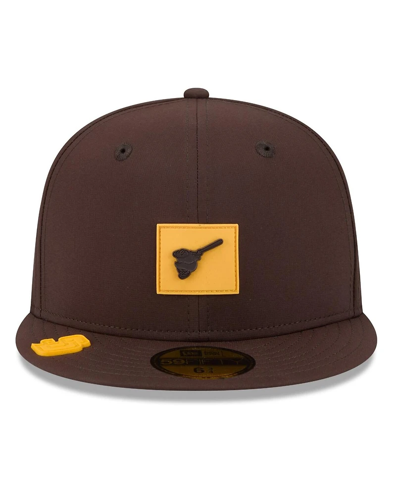 New Era Men's Brown San Diego Padres 2026 Clubhouse Alternate 59FIFTY Fitted Hat