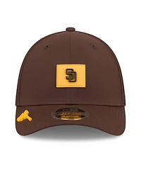 New Era Men's Brown San Diego Padres 2026 Clubhouse M-Crown 39THIRTY Flex Hat