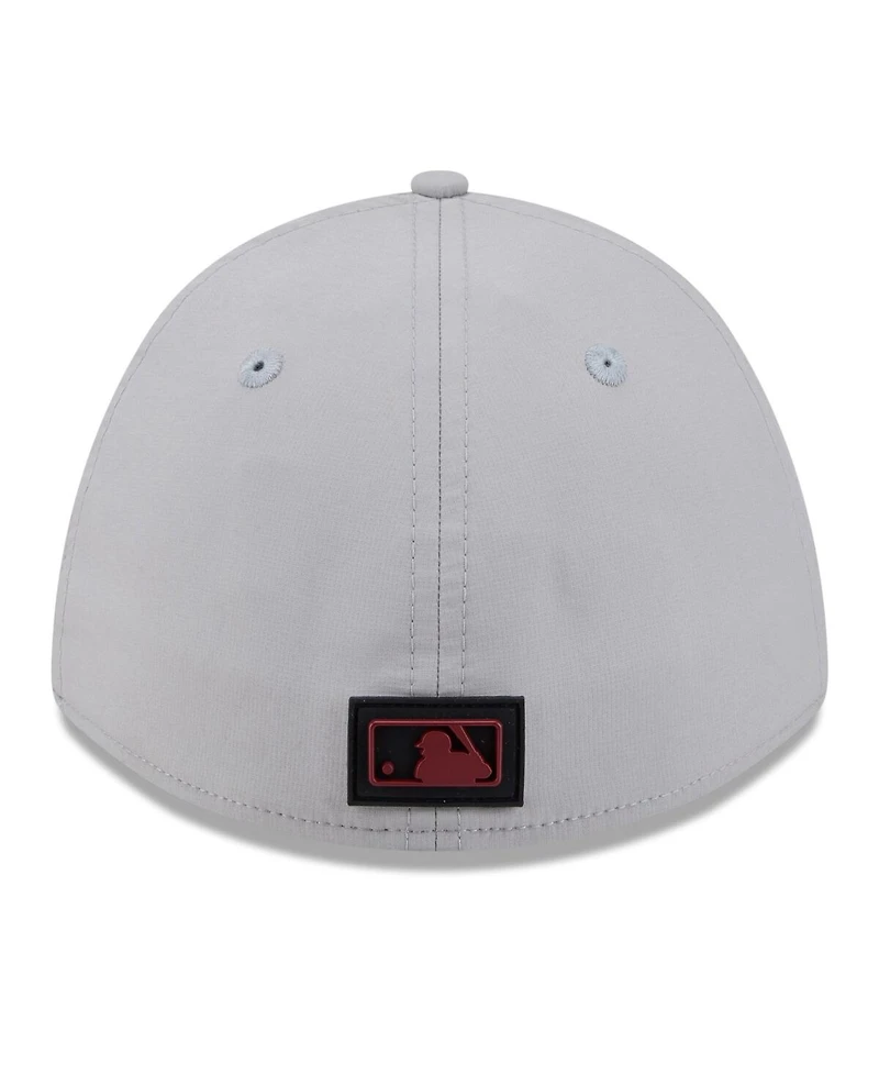 New Era Men's Gray Houston Astros 2026 Clubhouse Alternate 39THIRTY Flex Hat