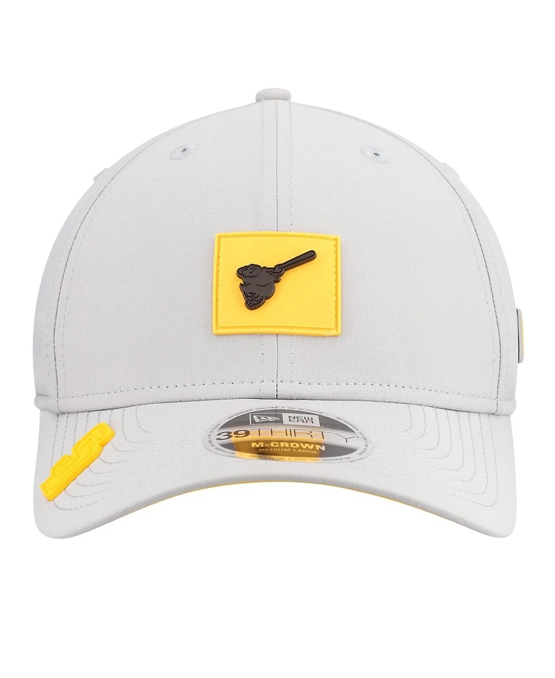 New Era Men's Gray San Diego Padres 2026 Clubhouse Alternate 39THIRTY Flex Hat
