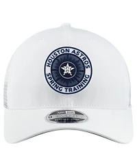 New Era Men's White Houston Astros 2026 Spring Training Fan Pack 9SEVENTY Adjustable Trucker Hat