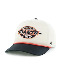 '47 Brand Big Boys and Girls Natural/Black San Francisco Giants Frame Out Hitch Adjustable Hat