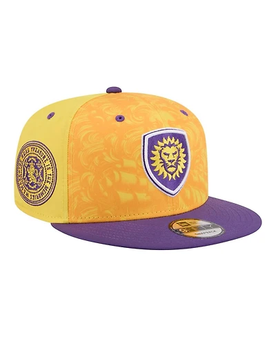 New Era Men's Yellow Orlando City Sc 2026 Jersey Hook 9FIFTY Snapback Hat