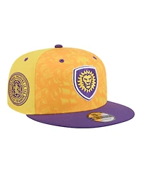 New Era Men's Yellow Orlando City Sc 2026 Jersey Hook 9FIFTY Snapback Hat