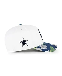 '47 Brand Men's White/Navy Dallas Cowboys Beach Side Hitch Adjustable Hat