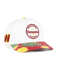 '47 Brand Men's White/Burgundy Washington Commanders Beach Side Hitch Adjustable Hat