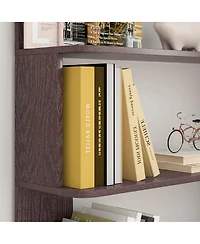 Streamdale Furniture 90cm L-Shape Corner Bookshelf for Home Office/Living Room
