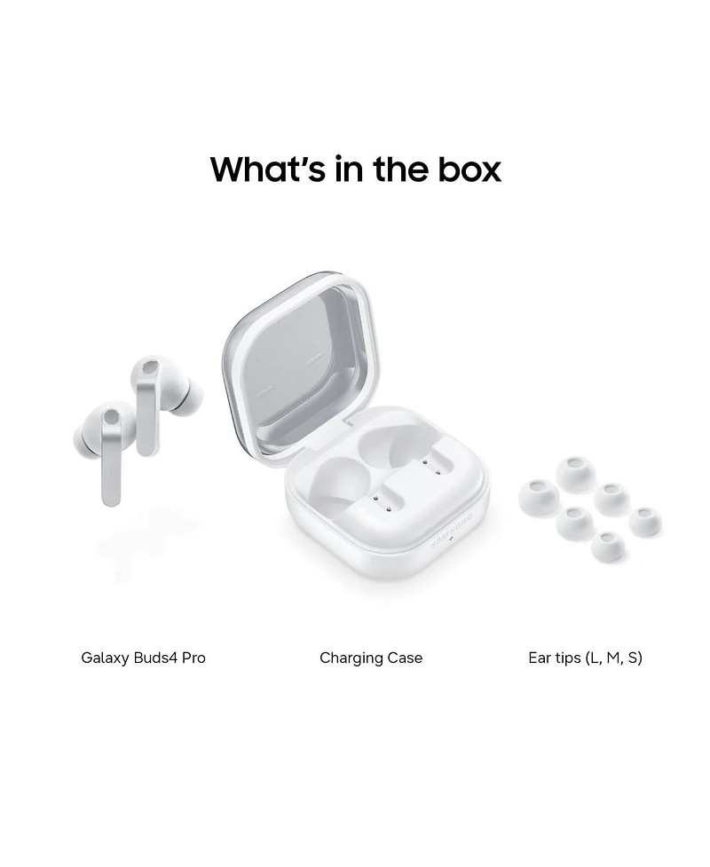Samsung Galaxy Buds4 Pro Bluetooth Wireless Earbud Headphones -(Us Version Sm-R640NZKAXAR)