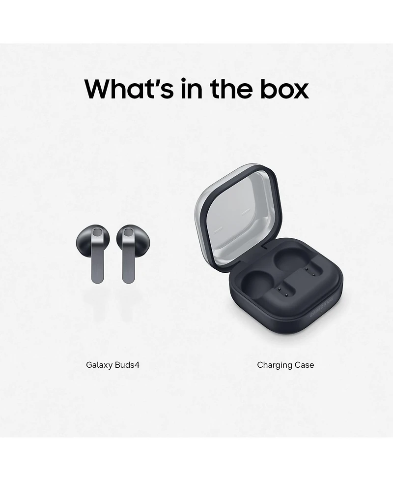 Samsung Galaxy Buds4 Bluetooth Wireless Earbud Headphones - (Us Version Sm-R540NZWAXAR)