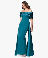 Betsy & Adam Women's Off-The-Shoulder Dress