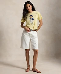 Polo Ralph Lauren Women's Bear Print Crewneck T-Shirt