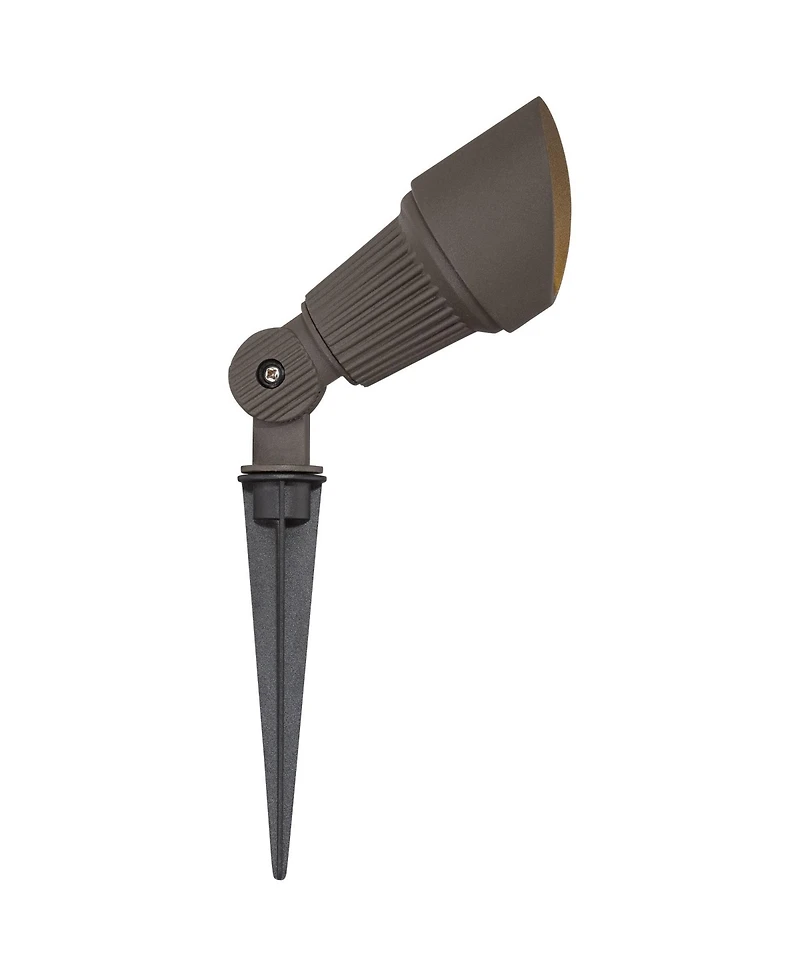 John Timberland Hooded 7 High Traditional Outdoor Landscape Spotlight Porch House Led Bulb Finish Aluminum