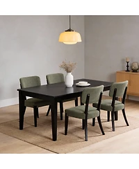 Streamdale Furniture Armless Dining Chairs Set of 2 with Wood Legs