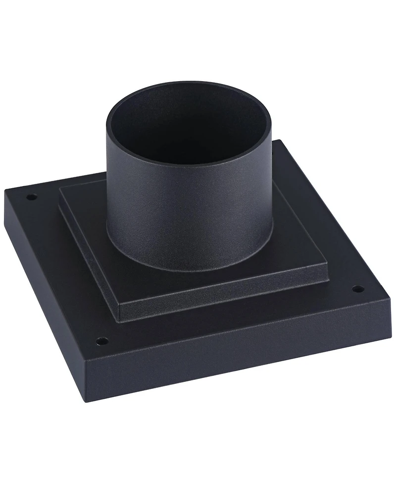 John Timberland 5 Wide x 3 High Modern Post Light Mount Adapter Porch House Exterior Set of 2 Weatherproof Metal