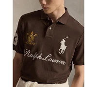 Polo Ralph Lauren Men's Custom Slim-Fit Big Pony Mesh Polo Shirt