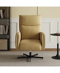 Streamdale Furniture Electric Swivel Recliner Usb ,Type-c, Velvet Accent Chair
